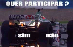 QUER PARTICIPAR ? sim OU n&atilde;o 