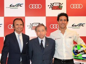 Emerson Fittipaldi, Jean Todt e Lucas Di Grassi