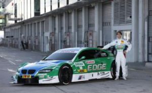 Augusto Farfus nos boxes da BMW