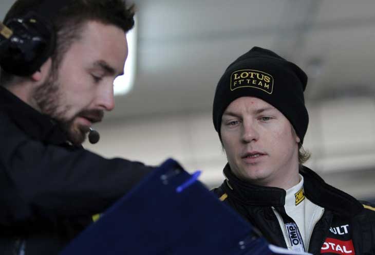 Alan Permane e Kimi Raikkonen - Lotus F1 2012