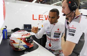 Lewis Hamilton em Cingapura 2012