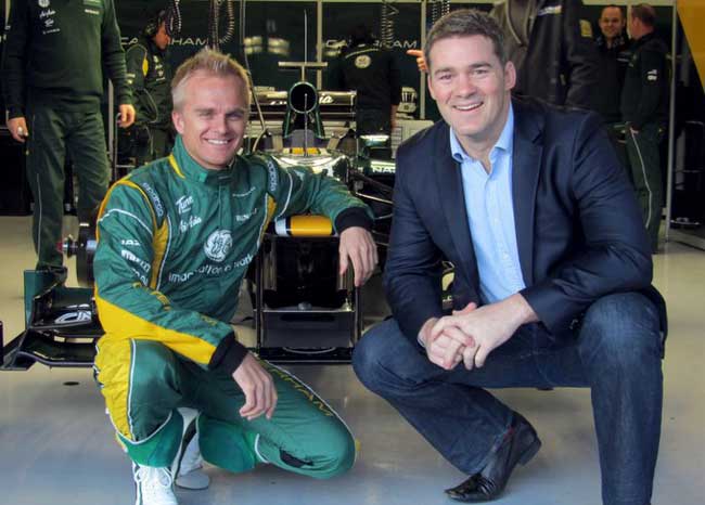 Heikki Kovalainen e Martin Anayi
