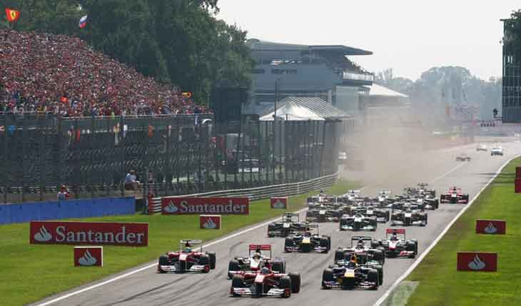 Largada em Monza em 2011