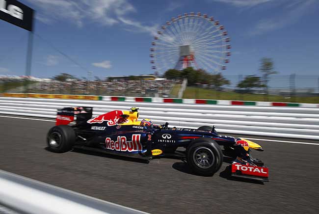 Mark Webber em Suzuka