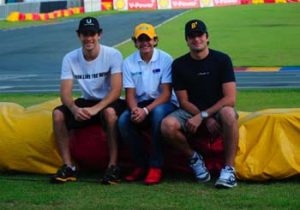 Bruno Senna, Pietro Fittipaldi e Nelsinho Piquet