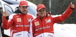Fernando Alonso e Felipe Massa