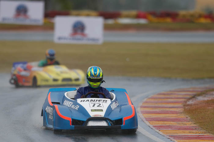 500 milhas de kart 2013 - Barrichello, Kanaan, Giaffone, Suzuki e di Mauro