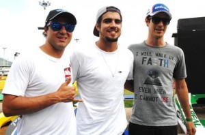 Massa, Castro e Bruno Senna