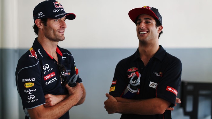 Mark Webber e Daniel Ricciardo