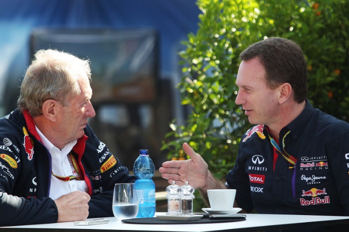 Helmut Marko e Christian Horner