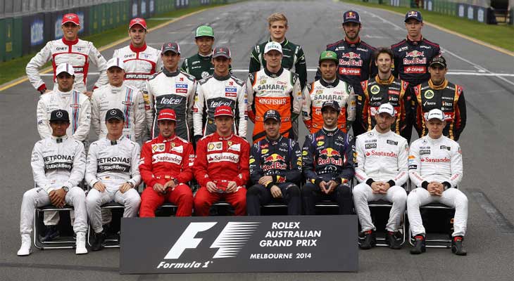 Pilotos Formula 1 - 2014
