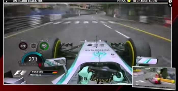 GP Mônaco 2014 onboard 