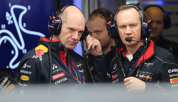 Adrian Newey e Paul Monaghan