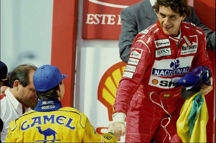 Michael Schumacher e Ayrton Senna