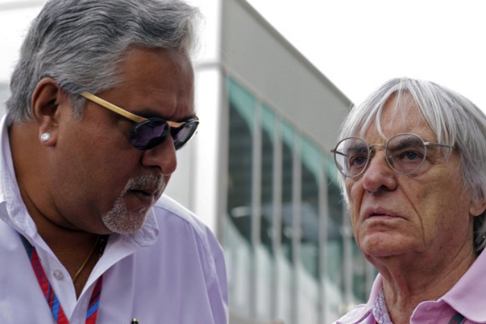 Vijay Mallya e Bernie Ecclestone