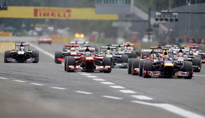 Largada em Monza 2013