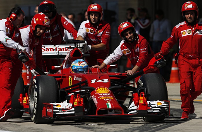 Fernando Alonso na Ferrari