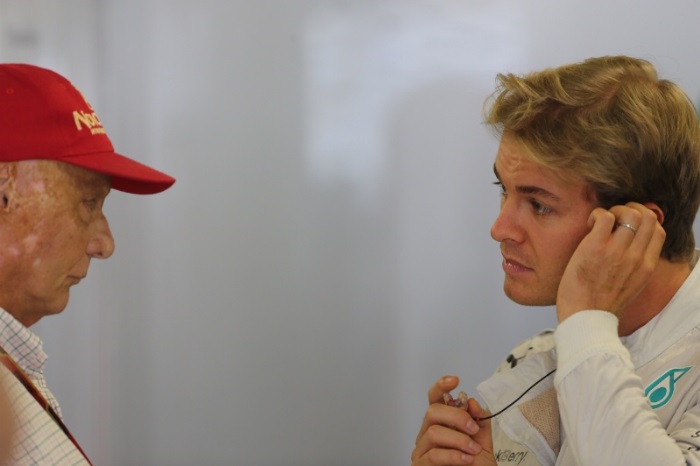 Niki Lauda e Nico Rosberg