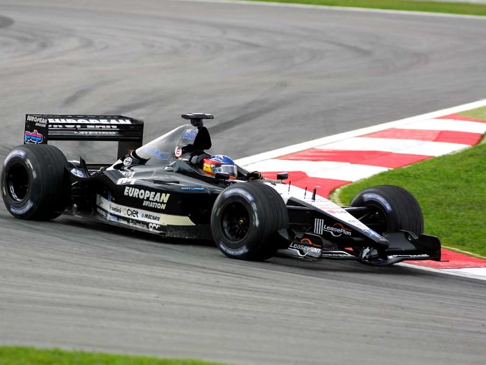 Fernando Alonso na Minardi - 2001
