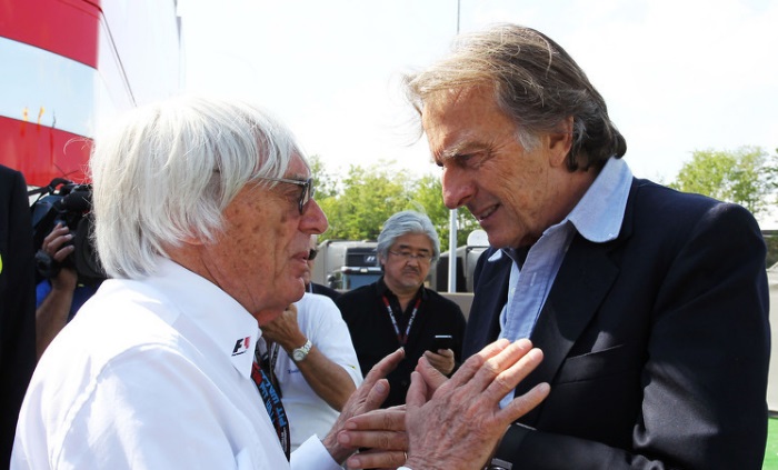 Bernie Ecclestone e Luca di Montezemolo