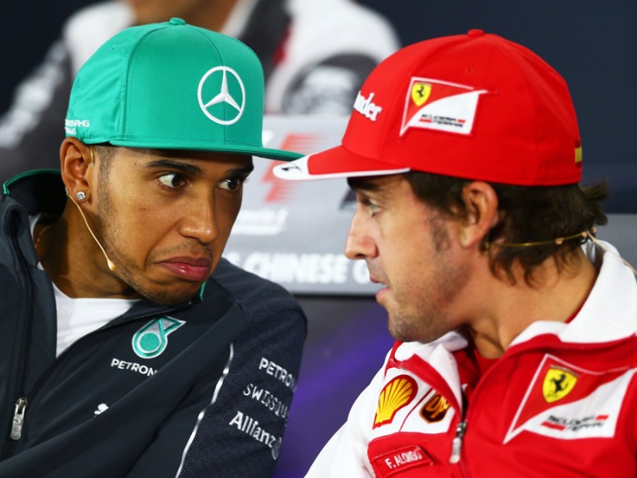 Lewis Hamilton e Fernando Alonso