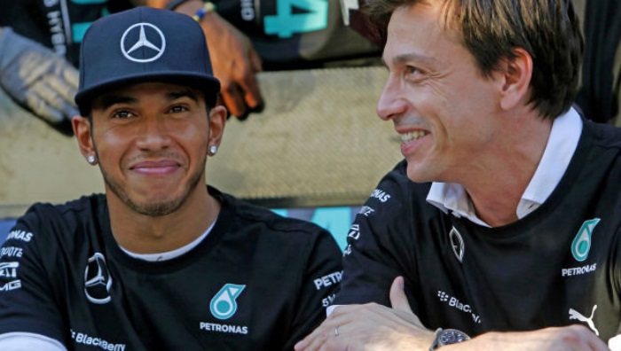 Lewis Hamilton e Toto Wolff