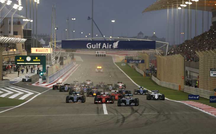 Largada GP do Bahrain 2015