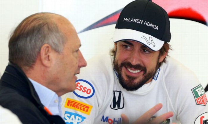 Ron Dennis e Fernando Alonso