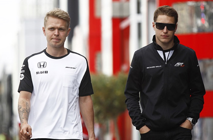 Kevin Magnussen e Stoffel Vandoorne