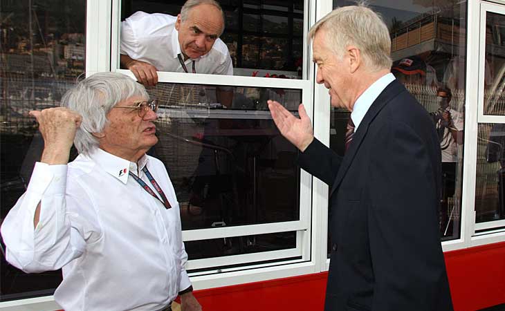 Bernie Ecclestone e Max Mosley