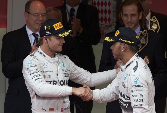 Nico Rosberg e Lewis Hamilton