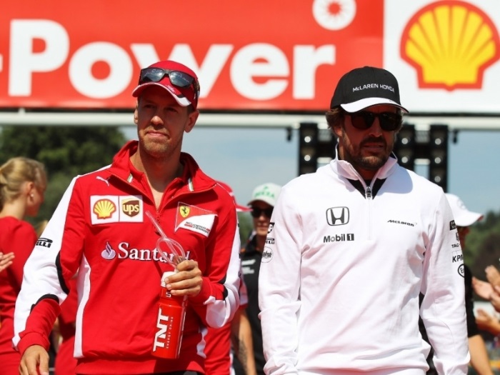 Sebastian Vettel e Fernando Alonso