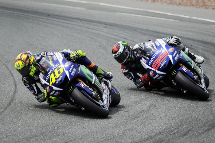 Valentino Rossi e Jorge Lorenzo