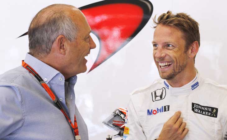 Ron Dennis e Jenson Button