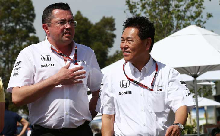 Eric Boullier e Yasuhisa Arai