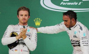 Nico Rosberg e Lewis Hamilton