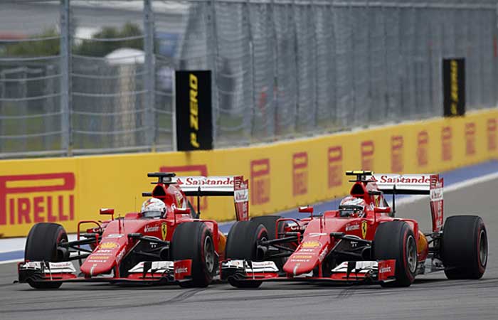 Sebastian Vettel e Kimi Raikkonen