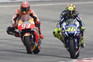 Marc Marquez e Valentino Rossi