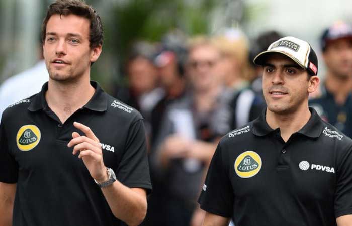 Jolyon Palmer e Pastor Maldonado