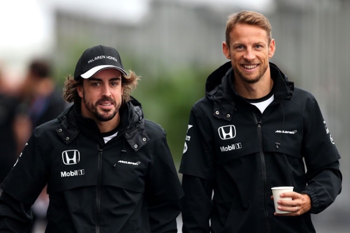 Fernando Alonso e Jenson Button