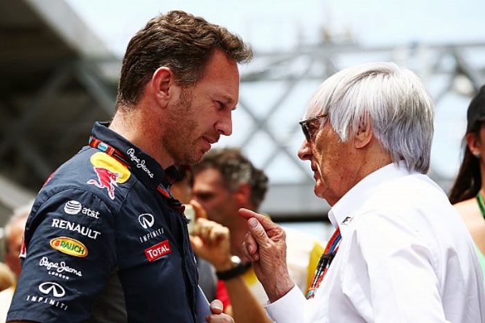 Christian Horner e Bernie Ecclestone