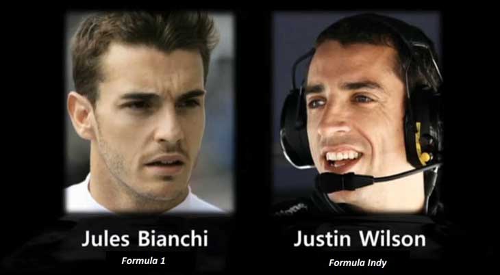 Jules Bianchi e Justin Wilson