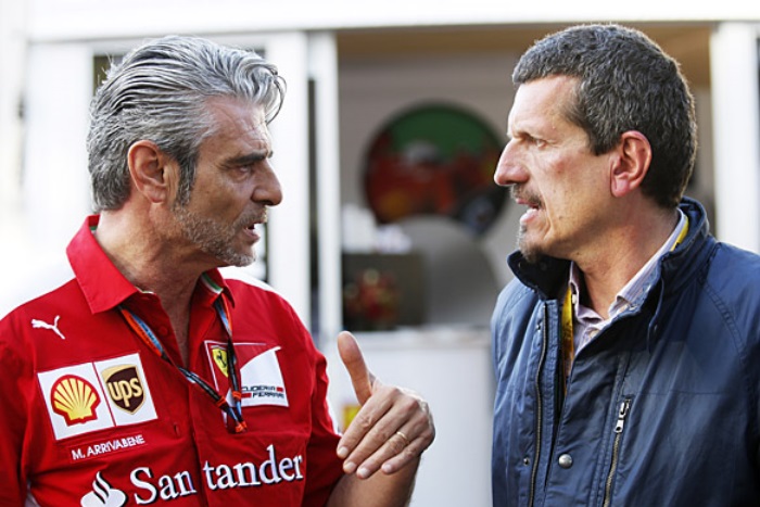 Maurizio Arrivabene e Gunther Steiner