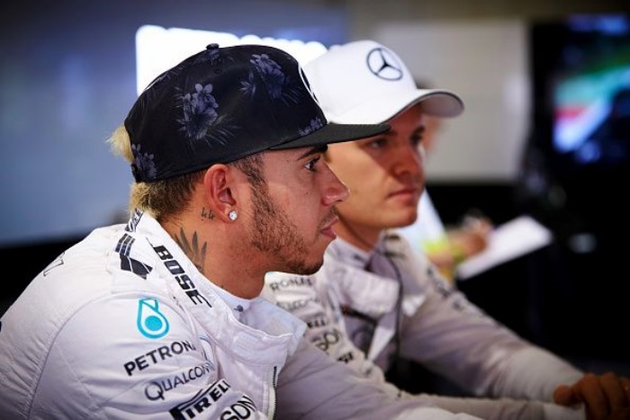 Lewis Hamilton e Nico Rosberg