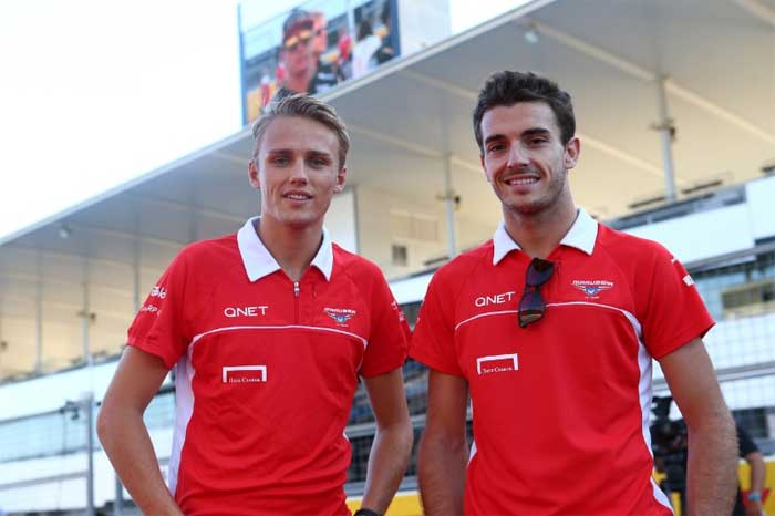 Max Chilton e Jules Bianchi em 2014