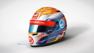 Capacete de Romain Grosjean