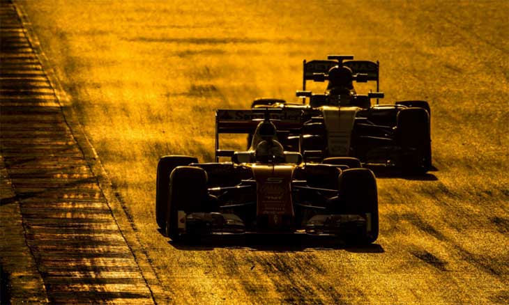 Vettel e Rosberg - Barcelona 2016