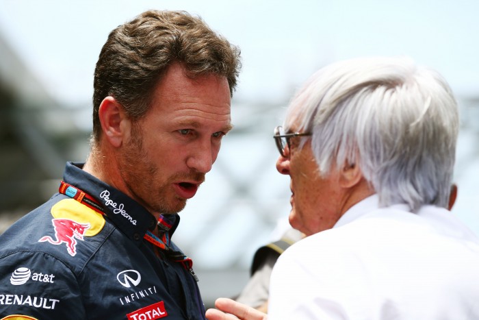 Christian Horner e Bernie Ecclestone