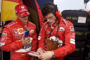 Michael Schumacher e Chris Dyer