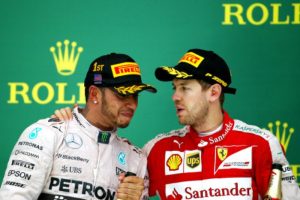 Lewis Hamilton e Sebastian Vettel